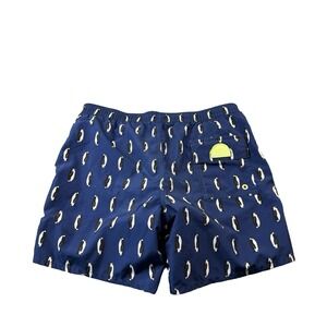 Sundek Blue Mesh Lined Penguin AOP‎ Mens Swimshort Size Small